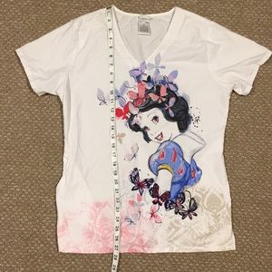 Disney Snow White scrub top Small